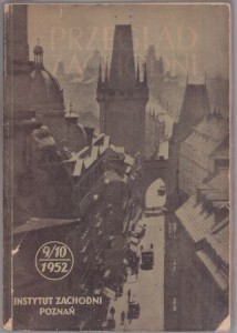 Przegląd Zachodni. Miesięcznik. Rok VIII. 1952. Numer 9/10.