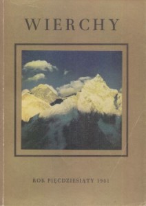 Wierchy. Rocznik poświęcony górom. Rok pięćdziesiąty. 1981. 