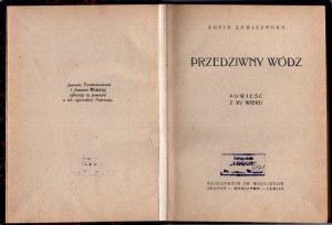 Zawiszanka Zofia - Przedziwny wódz. Powieść z XV wieku. 