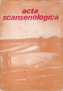 Acta scansenologica. Tom I. Muzeum Budownictwa Ludowego w Sanoku. 