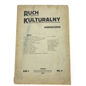 Ruch kulturalny. Miesięcznik Rok I. 1914. Nr 4.