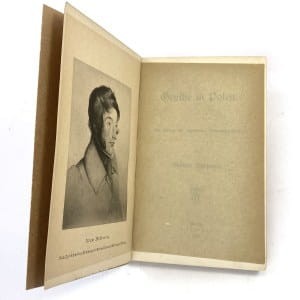 [Goethe w Polsce]. Karpeles Gustav- Goethe in Polen. Ein Beitrag zur allgemeinen Literaturgeschichte.