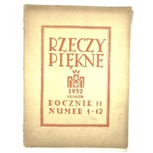 Rzeczy Piękne. Rocznik 11. Numer 1-12. Zeszyt poświęcony St. Wyspiańskiemu.