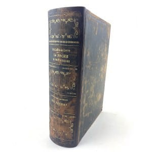 [Wędkarstwo i ryby]. La Blanchere Henri de, Dumeril Auguste - La Pêche et les poissons: nouveau dictionnaire général des pêches. Liczne barwne litografie ryb.