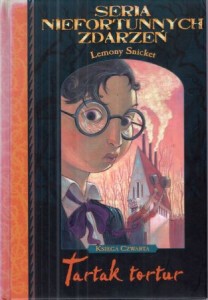 Snicket Lemony - Tartak tortur. Księga Czwarta. /Seria Niefortunnych Zdarzeń/. Ilustrował Brett Helquist. Tłumaczenie Jolanta Kozak.