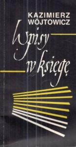Wójtowicz Kazimierz - Wpisy w księgę.