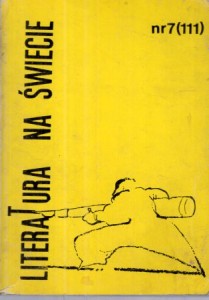 Literatura na świecie. Miesięcznik nr 7 (111). Lipiec 1980. 
