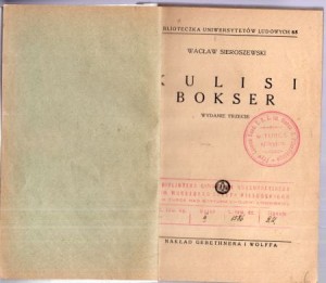 Sieroszewski Wacław - Kulisi Bokser.