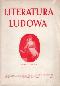  Literatura ludowa. Ziemia Lubuska. Rok IV. Nr 6.