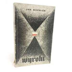 Boenigk Jan - Wyroki. DEDYKACJA AUTORA!