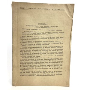 Czarnecki Władysław - Krotoszyn. Powstanie miasta, jego rozwój historyczny i układ przestrzenny.
