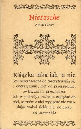Nietzsche Friedrich - Aforyzmy.