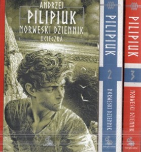 Pilipiuk Andrzej - Norweski dziennik. Tom 1. Ucieczka. Tom 2. Obce ścieżki. Tom 3. Północne wiatry. Ilustracje Andrzej Łaski.
