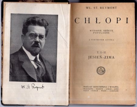 Reymont Władysław Stanisław - Chłopi. Wydanie szóste popularne z portretem autora. Tom I-II. Jesień-Zima.jpg