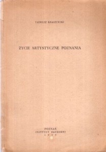 Kraszewski Tadeusz - Życie artystyczne Poznania. 