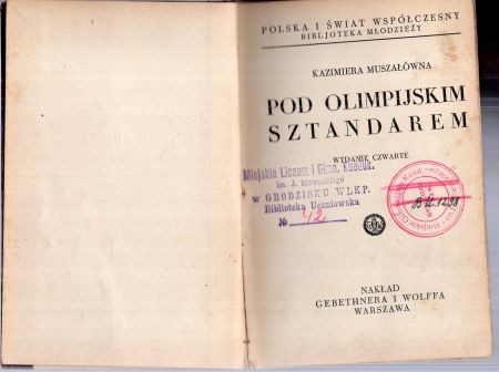 Muszałówna Kazimiera - Po olimpijskim sztandarem.jpg