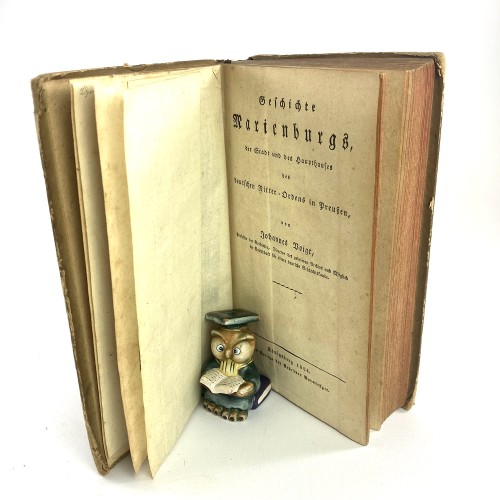 Voigt Johannes - [Historia Malborka]. Geschichte Marienburgs, der Stadt und des Haupthauses de deutschen Ritter-Ordens in Preussen.