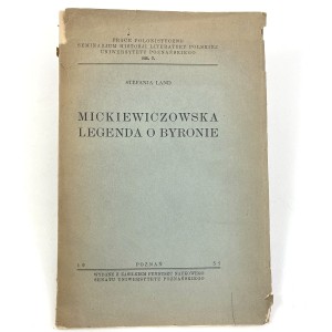 Land Stefanja - Mickiewiczowska legenda o Byronie.