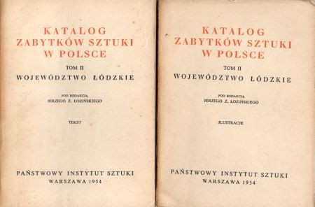 Katalog Zabytków Sztuki w Polsce. Tom II. Województwo łódzkie. Tom I. Tekst. Tom II. Ilustracje.jpg