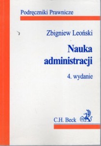 Leoński Zbigniew - Nauka administracji.