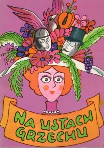 Samozwaniec Magdalena - Na ustach grzechu.  Ilustrował Gwidon Milkaszewski.