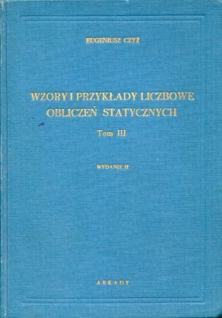 Czyż Eugeniusz - Wzory i przykłady liczbowe obliczeń statystycznych. Tom III.jpg