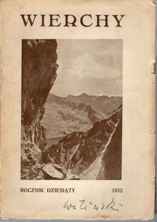Wierchy. Rocznik poświęcony górom i góralszczyźnie. Rocznik dziesiąty. 1932.jpg