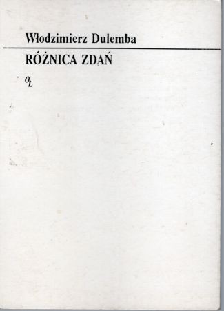 Dulemba Włodzimierz - Różnica zdań.jpg