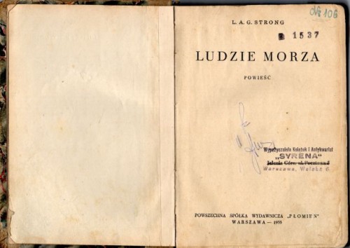 Strong L.A.G. - Ludzie morza. Powieśća.jpg
