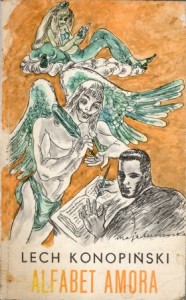 Konopiński Lech - Alfabet amora. Wybór fraszek. Ilustrowała Maja Berezowska.