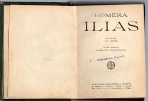 Homera Ilias. Homer - Iliada.