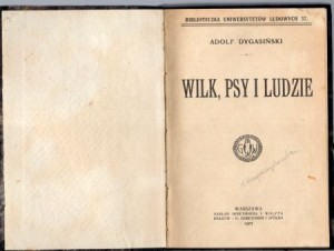 Dygasiński Adolf - Wilk, psy i ludzie. 