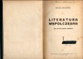 Szyjkowski Marjan - Literatura współczesna dla użytku szkół średnich.jpg