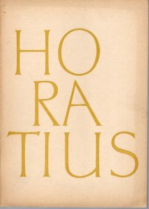 Horatius. (Horacy).  Klasa XI. Komentarz i słowniczek do wybranych tekstów opracowali Zofia Kwiecińska, Rudolf Niemiec, Lidia Winniczuk.