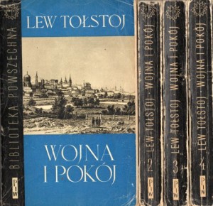 Tołstoj Lew - Wojna i pokój. Powieść w czterech tomach. Przełożył Andrzej Stawar. Tom 1/4.