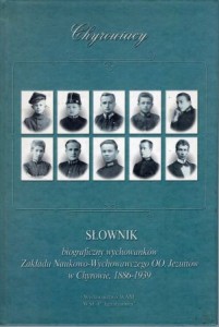 Chyrowiacy. Słownik biograficzny wychowanków Zakładu Naukowo-Wychowawczego OO. Jezuitów w Chyrowie, 1886-1939. Opracowali Ludwik Grzebień, Jerzy Kochanowicz, Jan Niemiec.