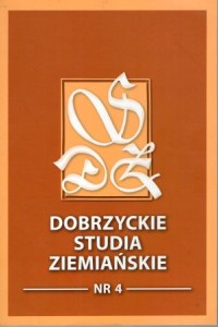 Dobrzyckie studia ziemiańskie. Nr 4.