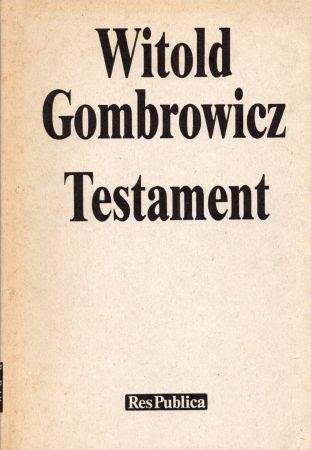 Gombrowicz Witold - Testament.jpg