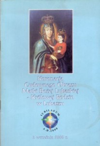 Koronacja Cudownego Obrazu Matki Bożej Lubaskiej - Królowej Rodzin w Lubaszu 3 września 2000 r.