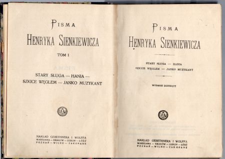 Sienkiewicz Henryk - Pisma. Tom I. Stary sługa. Hania. Szkice węglem. Janko Muzykant.a.jpg