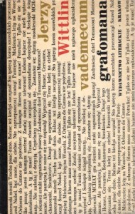 Wittlin Jerzy - Vademecum grafomana. Ilustrował Szymon Kobyliński.