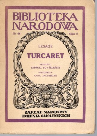 Lesage - Turcaret, czyli finansista. Komedia w pięciu aktach.jpg