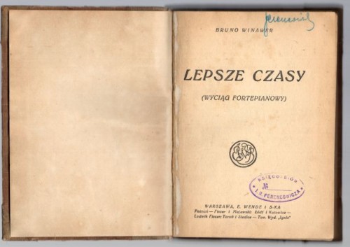 Winawer Bruno - Lepsze czasy. (Wyciąg fortepianowy).jpg