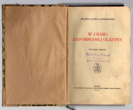 Kaden - Bandrowski Juliusz - W cieniu zapomnianej olszyny.jpg