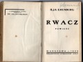 Erenburg Ilja - Rwacz. Powieść.jpg