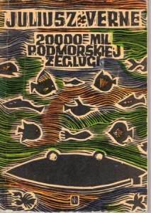 Verne Juliusz - 20 000 mil podmorskiej żeglugi. Przełożył Bolesław Kileski. Ilustrował Bogdan Zieleniec. 