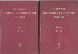 Francic Vilim - Słownik serbsko-chorwacko polski. Tom 1/2.