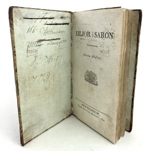 Stagnelius Erik Johan - Liljor i Saron. Martyrerna. 1821 PIERWODRUK SŁYNNEGO SZWEDZKIEGO ROMANTYKA!