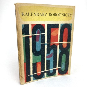 Kalendarz robotniczy 1958.