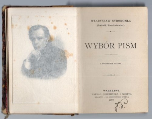 Syrokomla Władysław (Ludwik KOndratowicz) - Wybór pism. Z portretem autora. MINIATURKA 1900.jpg